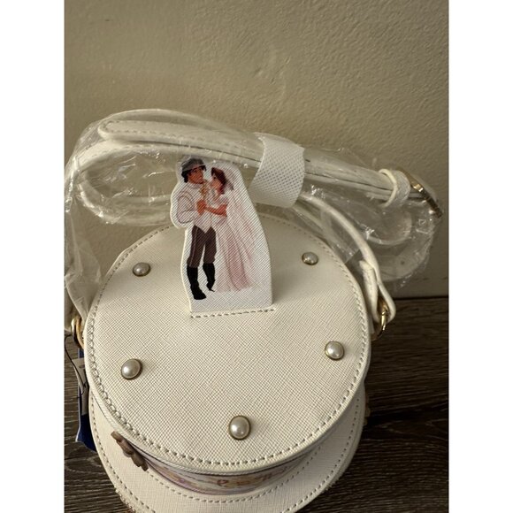 Danielle Nicole x Disney Rapunzel & Flynn Tangled Wedding Cake Crossbody C30 - Picture 3 of 6